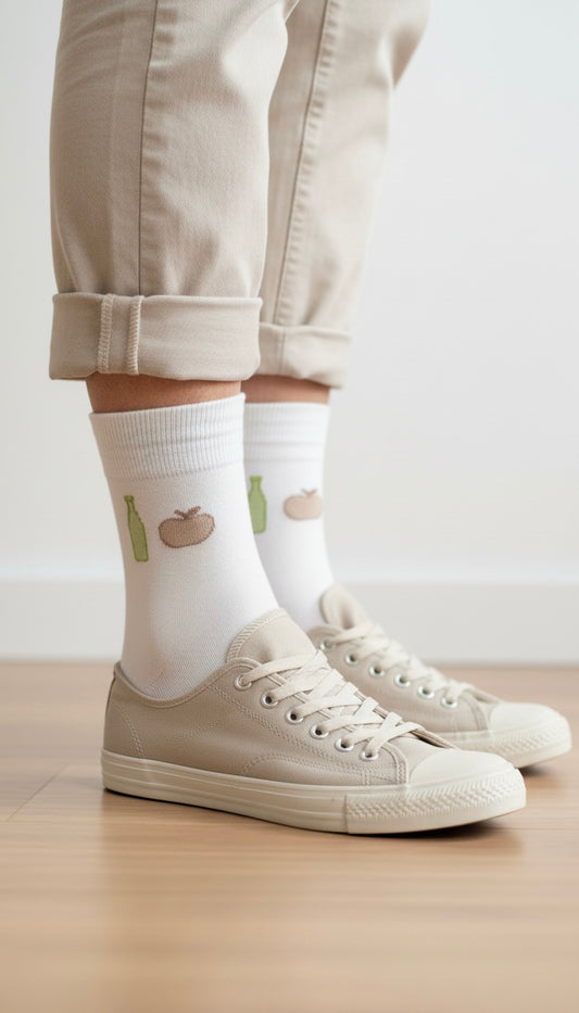 Calcetines manzana y sidra