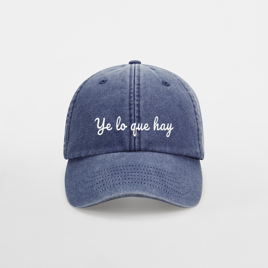 Gorra "Ye lo que hay" azul