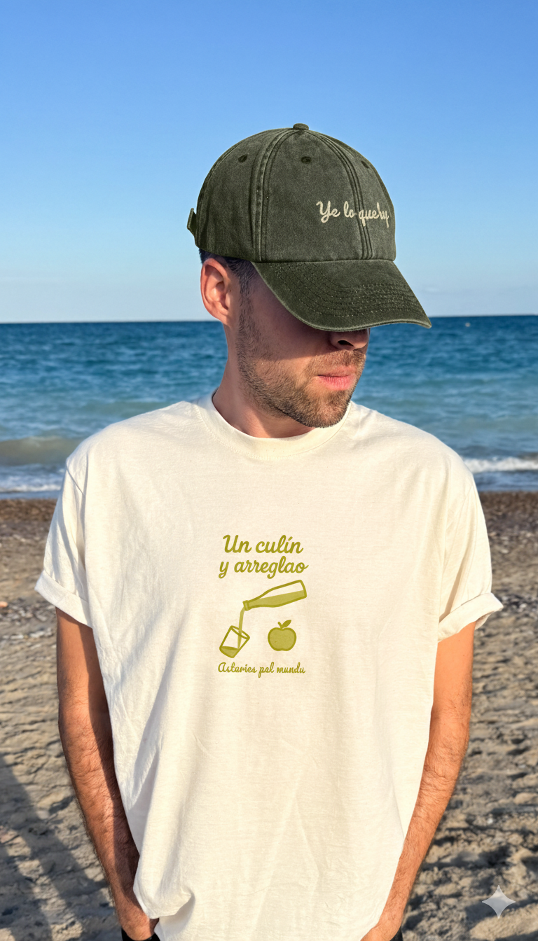 Camiseta un culin y arreglao verde