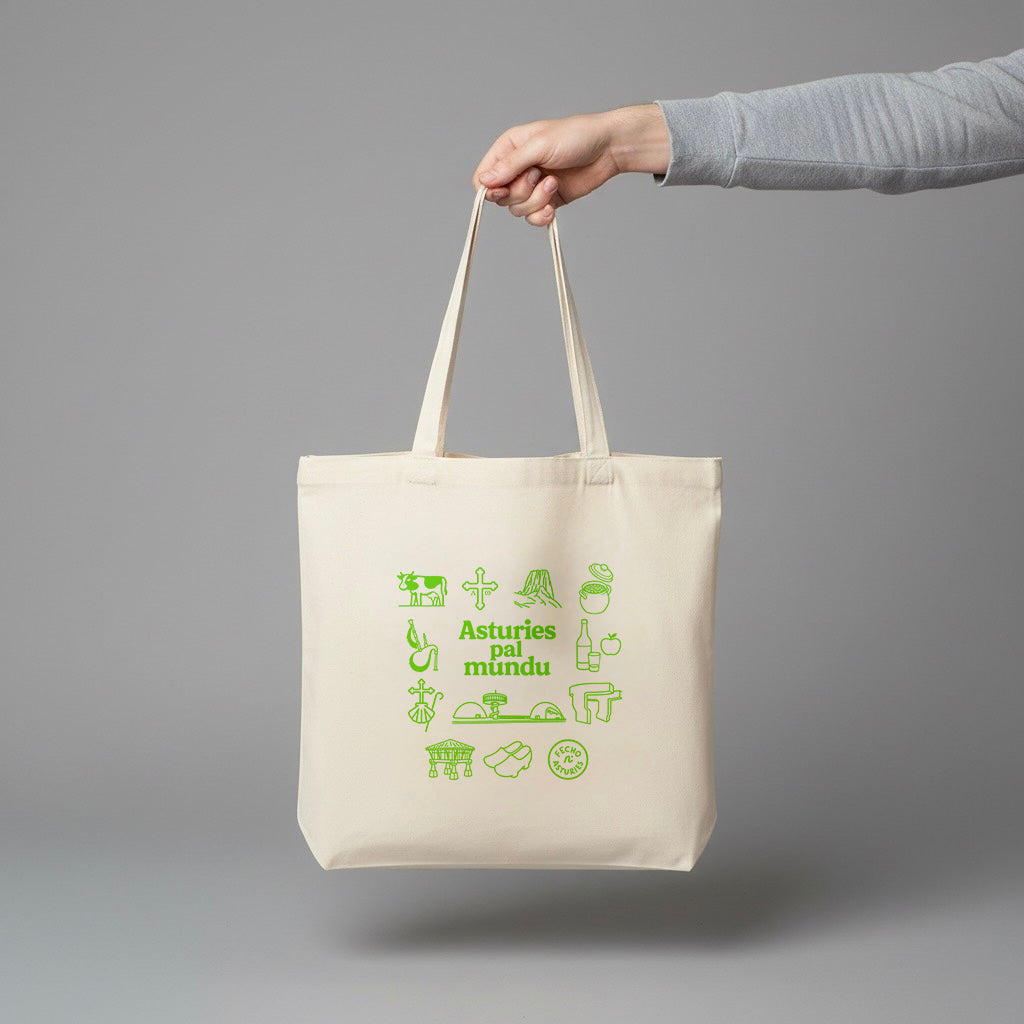 Tote bag iconos