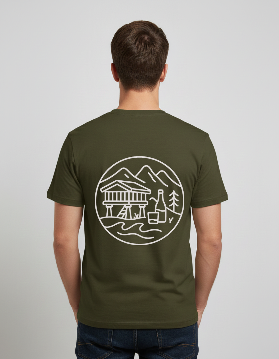 Camiseta logo verde