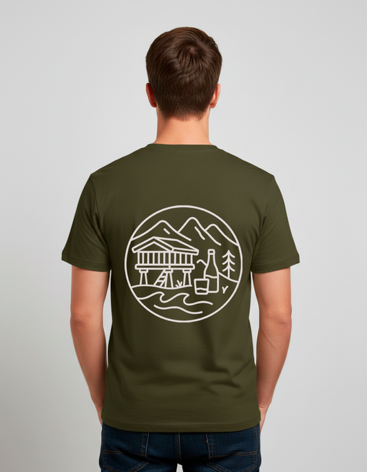 Camiseta logo verde