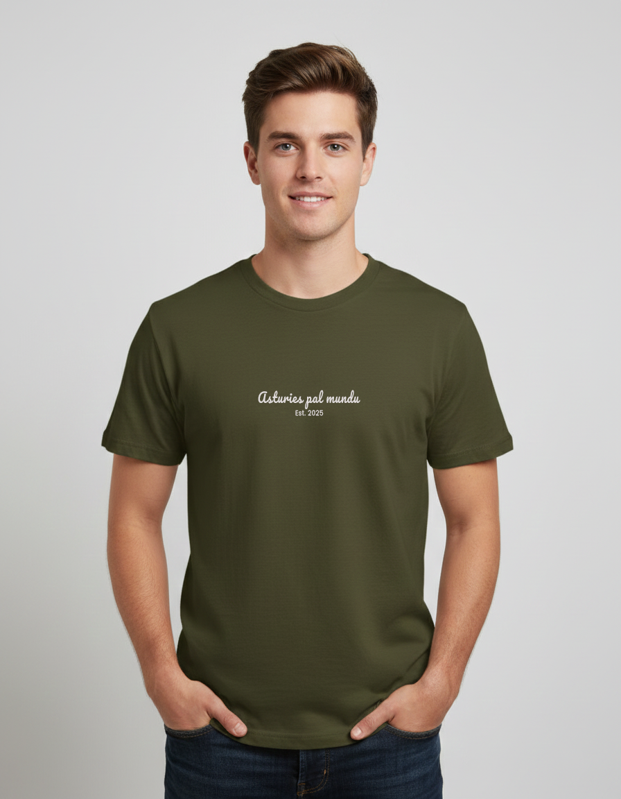 Camiseta logo verde