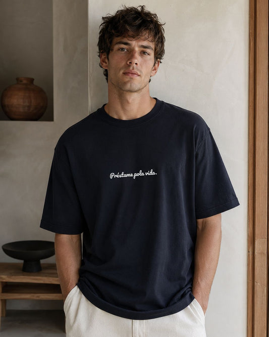Camiseta "Préstame pola vida."