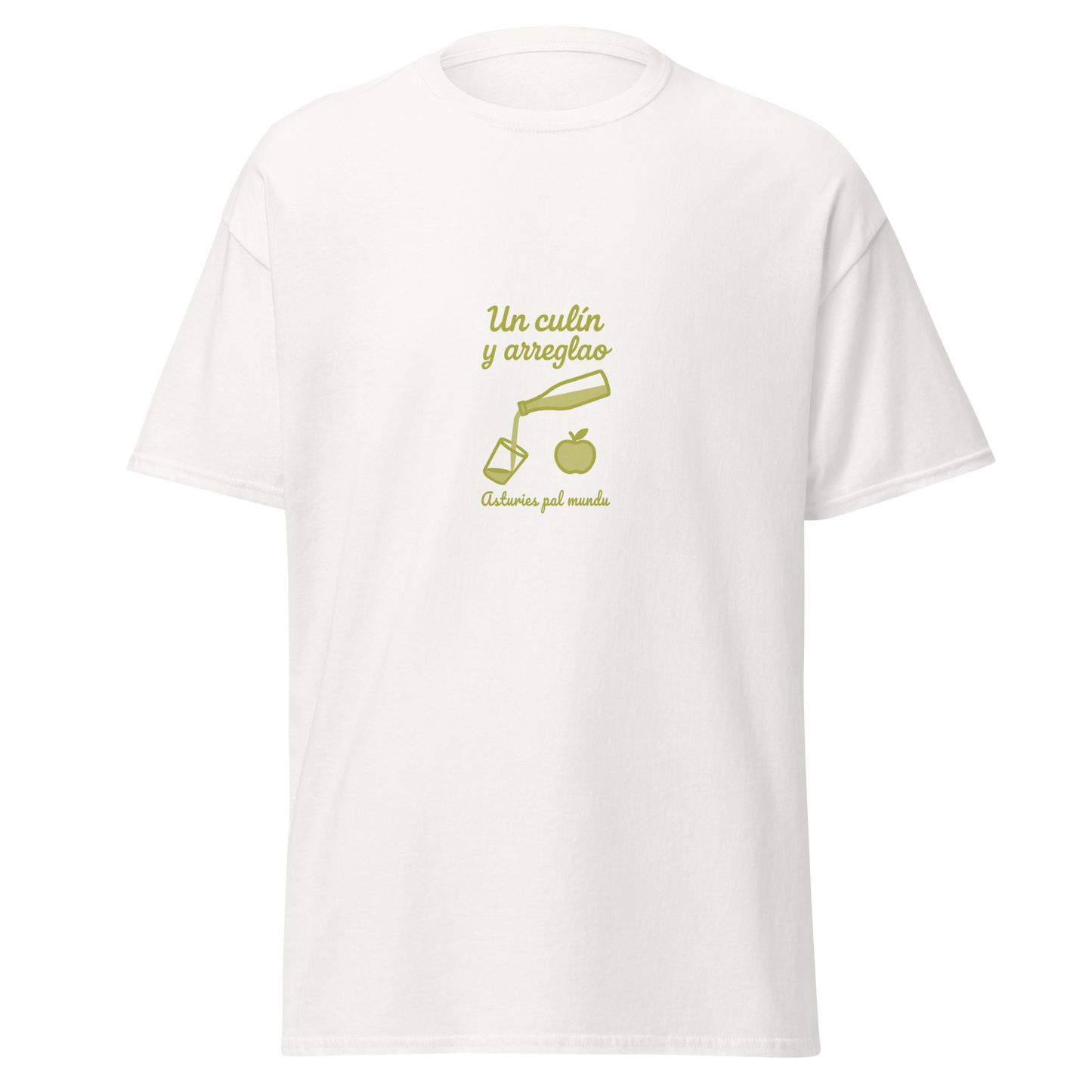 Camiseta un culin y arreglao verde