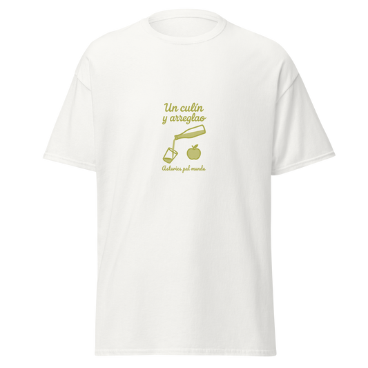 Camiseta un culin y arreglao verde